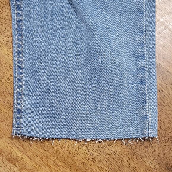 NWT No Boundaries Super High Rise Straight Jeans Size13 32x27 Buttonfly Distress - Picture 11 of 14